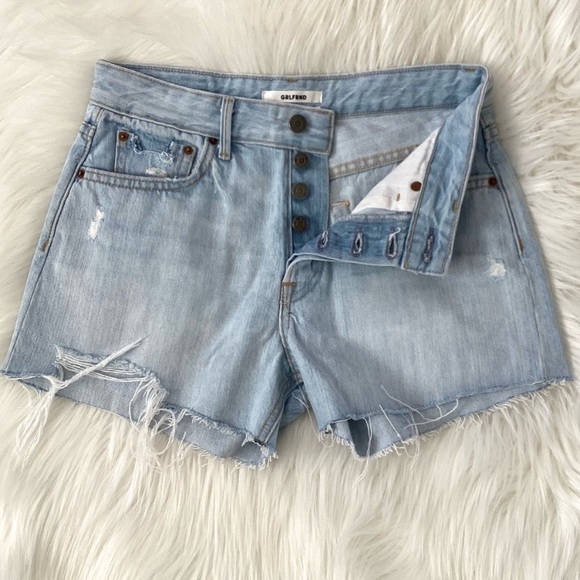 GRLFRND Helena High Rise Shorts in MY WAY SIZE 24 NWT - Picture 7 of 12